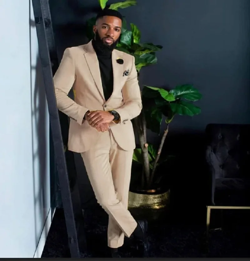 Yellow Men's Suits Slim Fit Si - огляд і ціна Formal Wear For Men Yellow